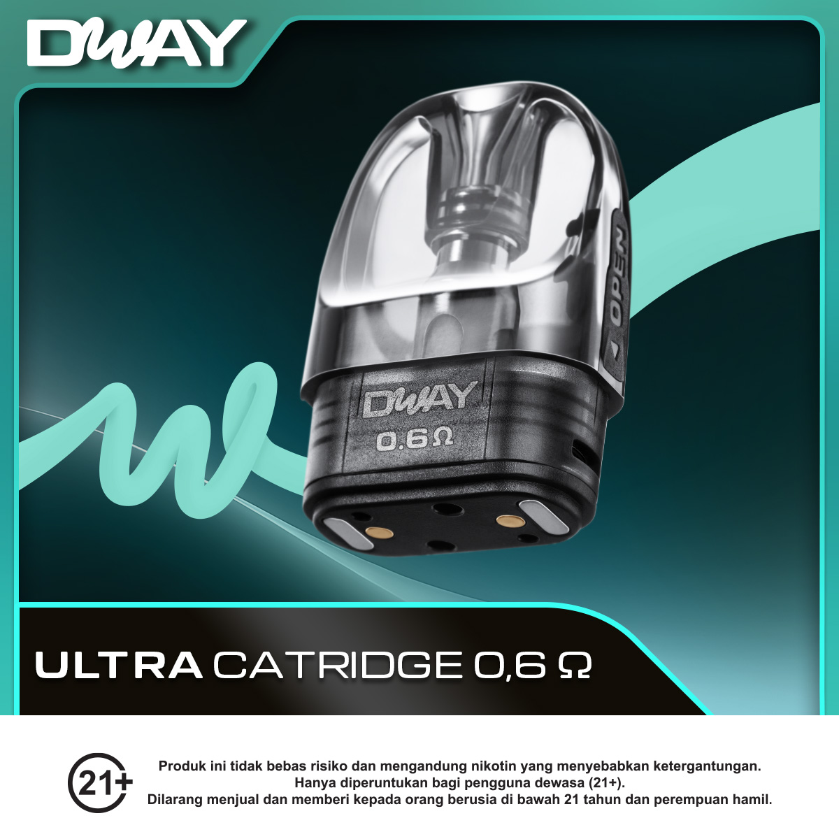 DWAY Ultra Cartridge 0.6 Ohm