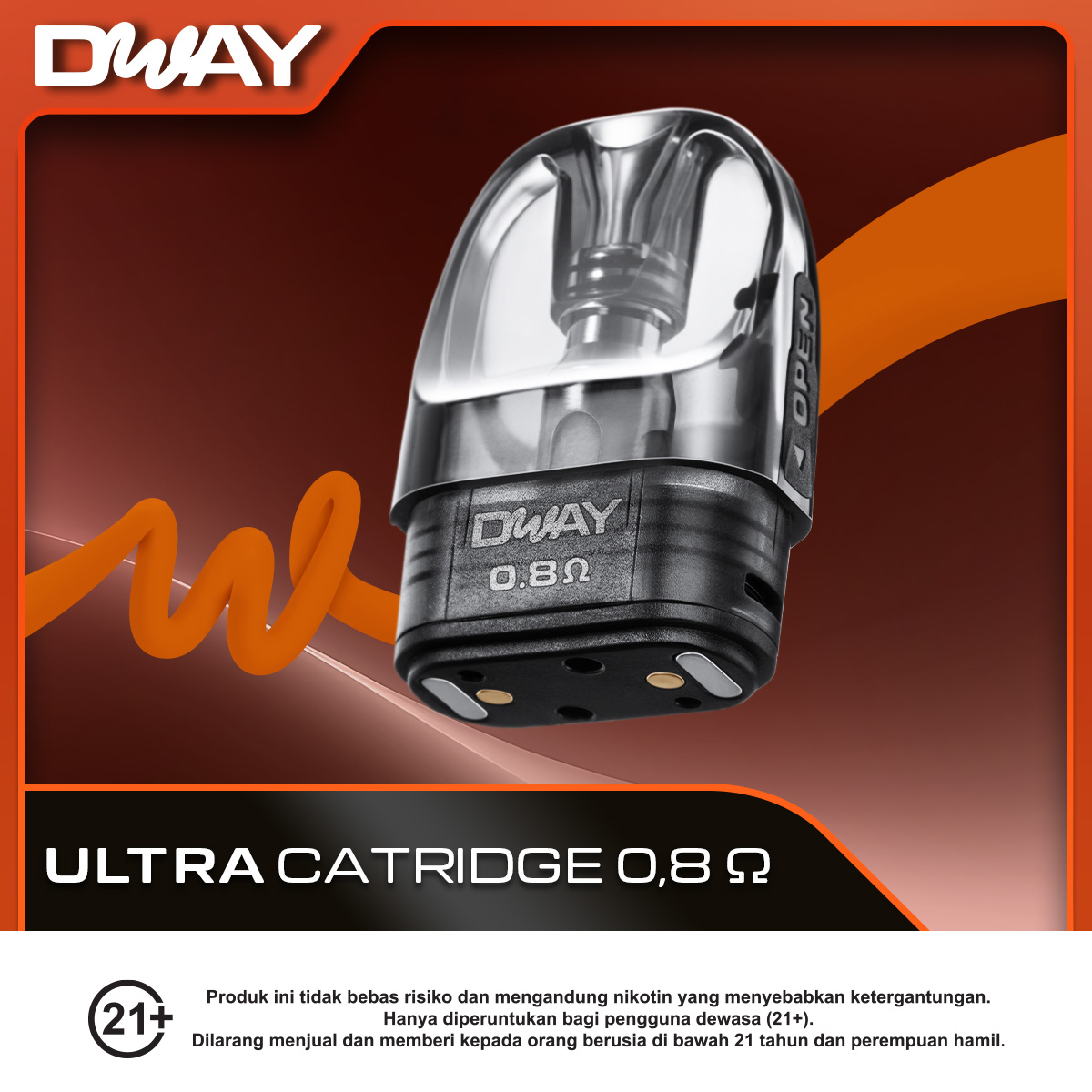 DWAY Ultra Cartridge 0.8 Ohm
