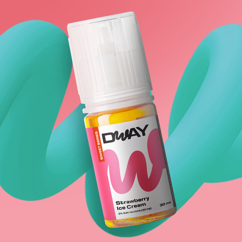 DWAY Liquid Strawberry Ice Cream